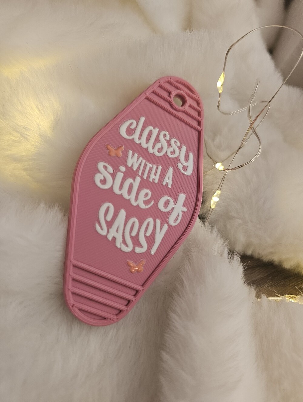 #4 3d Printed Backs Classy Novelty Keychain